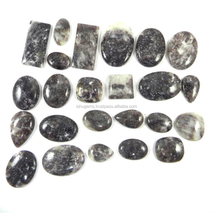 Lipidolite naturelle de haute qualité, 23 pièces, cabine mixte 100 gms, pierre précieuse pour bijoux, IG0844 - Product Image 1
