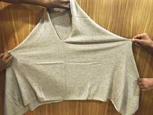 New Design Knit <b>Poncho</b> in 100% Cashmere <b>Wool</b> - Product Image 6