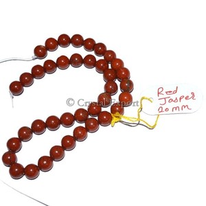 Perles Jaspe Rouge Brins 10mm: Achat en Gros Perles Pierres Précieuses Brins - Product Image 1