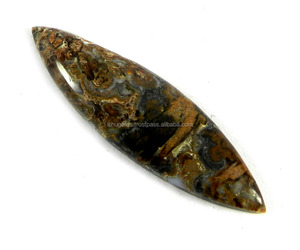 Piedra Natural de ópalo para hacer joyas, cabujones de marquesa de 46x13mm, Gema suelta de 22 Cts - Product Image 1