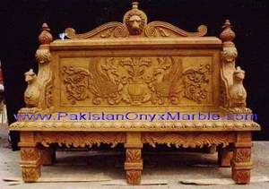 ม้านั่งหินอ่อนออกแบบตกแต่งที่กำหนดเอง - Product Image 3