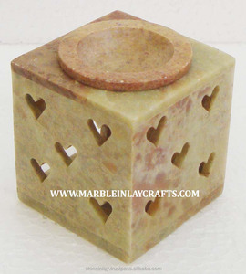 เครื่องอุ่นน้ำมันหอมระเหยจากหินสบู่ที่สวยงาม - Product Image 1