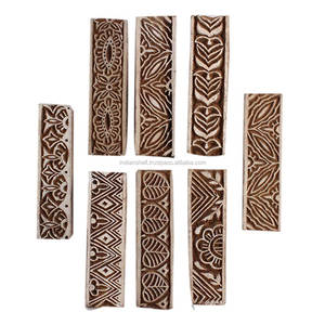 บล็อกไม้พิมพ์ลายดอกไม้ผสมสไตล์วินเทจสำหรับเครื่องพิมพ์ผ้าใบ WB-2235เดียว - Product Image 1