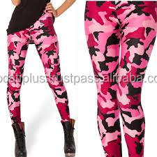 camo design gym wear leggings for ladies - Product Image 2
