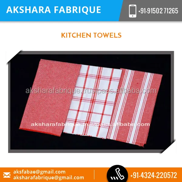 Asciugamano da cucina in cotone di qualità superiore su misura per la pulizia a buon mercato disponibile a prezzi accessibili asciugamano multifunzionale Kitch