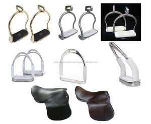 Shemax 2024 OEM nueva moda mejor calidad superventas personalizado nuevo FLEXI seguridad doblada estribos planchas de acero inoxidable equitación - Product Image 1