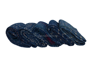 <b>Vintage</b> Indigo Kantha <b>Quilt</b> Handmade Indigo Died Kantha Blanket - Product Image 3
