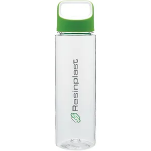 27 oz Elevate Single Wall Tritan Copolyester Bottle With Threaded Colored Accent Carrying Handle Lid - comes with your logo
