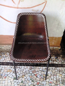 Taburete de Bar de Cuero con Estructura Metálica |   Estilo Industrial Loft para Hogar, Restaurante o Bar |   Silla de Barra Resistente Cognac Seat - Product Image 2