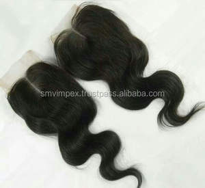 Mèches indiennes naturelles — meetu, cheveux lisses, qualité 8A, 4x4, avec lace closure, vente en gros - Product Image 2