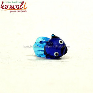 จี้รูปปลาโลมาแก้วมูราโนสีน้ำเงิน - Product Image 5