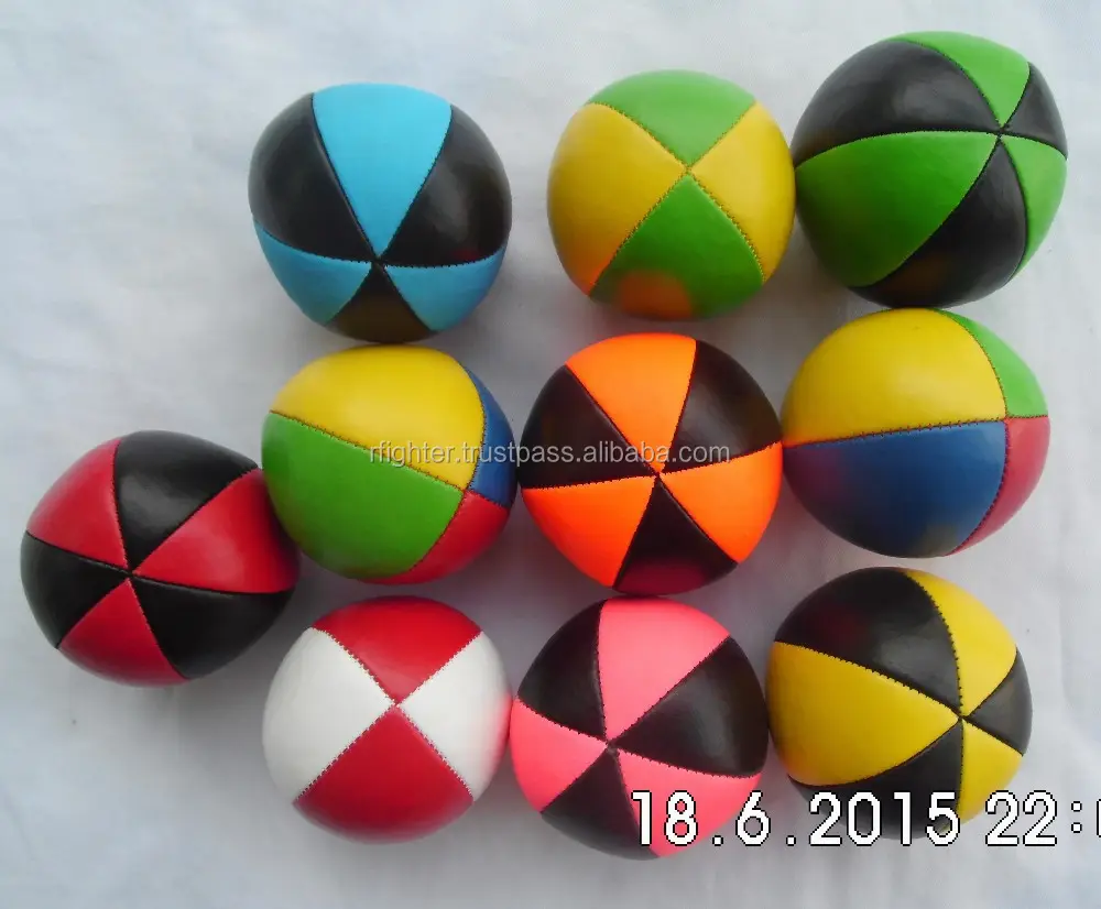 Jogo de malabarismo multi-colorido para iniciantes, kit de bolas de malabarismo duráveis para crianças, 3 peças, brinquedos ao ar livre para malabaristas