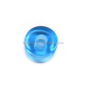 14X8X4.5มม.ยางลูกปัดBlue Topaz HydroอัญมณีBig Holeลูกปัดยุโรปสำหรับสร้อยข้อมือ-IG0099 - Product Image 5
