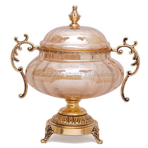 Boîtes en laiton artisanales pour la décoration de la maison, pièces brillantes en matériau poli, artisanat en laiton de luxe - Product Image 1