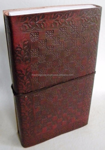 วารสารหนังแท้ลายนูนรูปช้างช้างช้างดีไซน์คลาสสิกเหมาะสำหรับการเขียนไดอารี่ท่องเที่ยวและไอเดียของขวัญ - Product Image 2