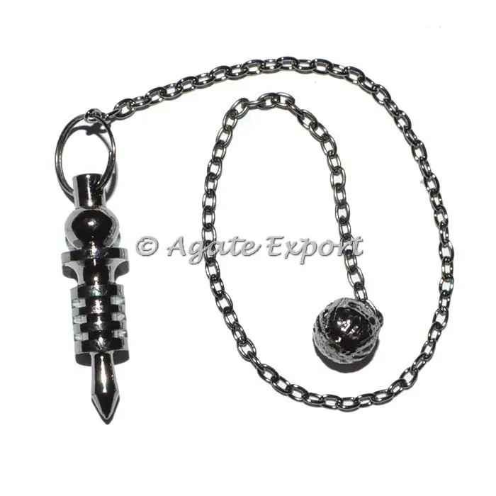Tiny 3 Isis Black Metal Pendulums for traditional feng shui school applications