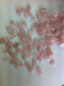Bulk Wholesale <b>Cheap</b> Pink Rose Quartz Cabochons - Product Image 2