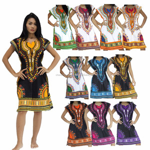 Dashik Mini <b>Dress</b> MJF African Dashiki <b>Kaftan</b> Boho Top Beach Bikini up Lady Blouse Caftan Hippie Boho <b>Dress</b> Kimono Look <b>Plus</b> <b>Size</b> - Product Image 4