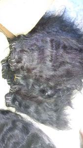 100% Unprocessed Indian Curly Human Hair,8" up to 40" Available. Natural Texture and Natural Color - Product Image 4