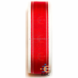 Cinta de grogrén de estilo en miniatura OEM, 100% seda viscosa, decoración de medalla Moire personalizada ecológica con efecto agua - Product Image 5