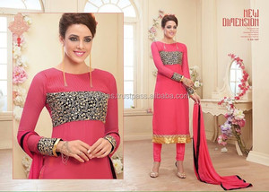 Trajes de lino pesado estilo Anarkali pakistaní de diseñador Kanya Libas para mujer, atuendo tradicional indio para Eid y eventos. - Product Image 2