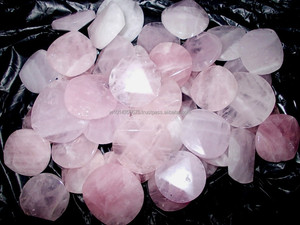 Cabujones de piedra de cuarzo rosa Piedra Preciosa Piedra Natural - Product Image 6