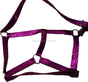 VOULEZ VENDRE Paillettes Violet foncé CHEVAL Halter montrer des licous EN DOLLAR 2 TAILLE pleine cob Shetland - Product Image 1