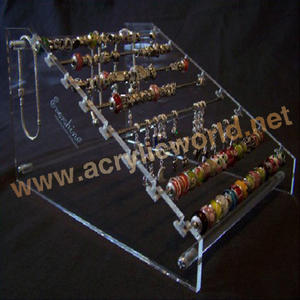 Soporte de joyería de escritorio personalizado, expositor de collar Acrílico - Product Image 4