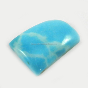 18x25mm Best Quality Synthetic Larimar Gemstone 3.85 gms Fancy Shape Cabochon, loose gemstone IG0343 - Product Image 1