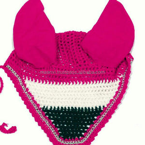 Gorros de oreja de velos de mosca de caballo hechos a mano inteligentes con cordón de moda Fabricante de gorros de oreja de diseño personalizado más vendidos - Product Image 4