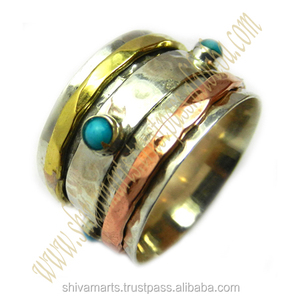 แหวน925เทอร์ควอยซ์สีเงินสเตอร์ลิงจิวเวลรี่แฟชั่นพร้อมฝาปิดสำหรับงานแต่งงาน - Product Image 2