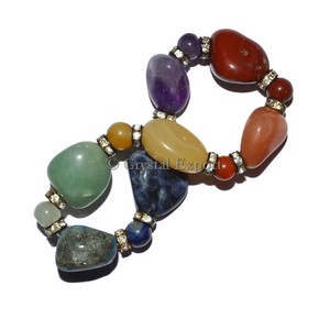 Root <b>Chakra</b> Engraved Healing <b>Bracelets</b> - Product Image 3