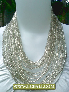 Múltiples cuentas de cristal de collares de estilo las mujeres - Product Image 3