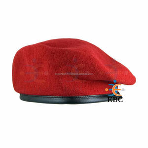 Boina Formal Británica de Lana y Algodón, Lisa, con Parche de Logotipo Bordado, Unisex, Talla para Adultos 54-60, para las Cuatro Estaciones, Uso Diario al Aire Libre - Product Image 4