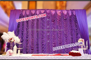 Boda ORGANIZACION NEGRA Fondo boda Organizacion de cenefas cortinas decoración indio Mandap cortinas para el matrimonio - Product Image 2