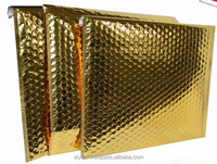 Enveloppes d'expédition/sacs d'emballage ATYAPI en PE recyclable, isolées avec film aluminium réfléchissant et bulles métallisées, modèle AT-MB03