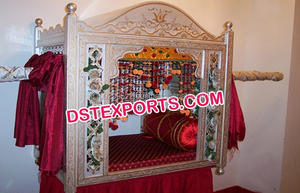 Último Modelo de Palki para Bodas Indias, Sankheda Doli, Palki Nupcial, Palki de Entrada para Bodas, Palanquín - Product Image 6