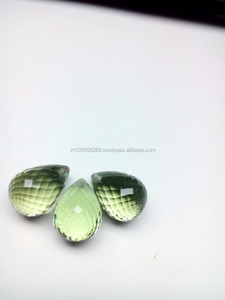 Lot de brolette synthétique en améthyste verte, 1 pièce, bijoux en verre - Product Image 5