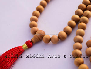 Perles de bois de santal pur Mysore Mala en bois en vrac pour poignet 50 + ans parfum boisé doux écologique - Product Image 5