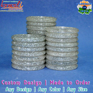 Gelang Resin Berisi Glitter Perak, Gelang Resin - Product Image 5