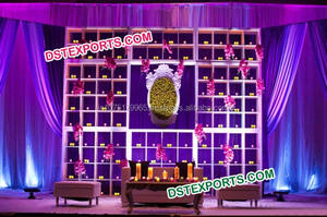 Telón de fondo con velas para escenario de boda, paneles de fondo de diferentes estilos para boda nocturna, fabricante - Product Image 2
