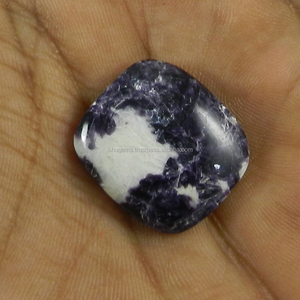 21X23มม.ธรรมชาติ Lepidolite อัญมณี4.50กรัมเบาะ Cabochon อัญมณี IG0313 - Product Image 3