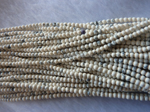 Cuentas de piedra Rondelle facetadas enormes de Silverite de diamante raro de grado AAA - Product Image 2