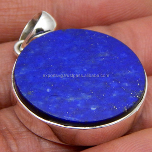 925 argent Sterling néo-gothique Style religieux Lapis Lazuli pendentif femmes fête de mariage mode breloques griffe réglage numéro - Product Image 2