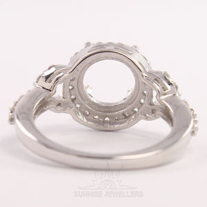 แหวนแต่งงานแบบคลาสสิกสวยงามทุกขนาด8มม. CZ แหวนพลอย925สเตอร์ลิงสีเงินชุดทางเลือกของคุณสำหรับทุกเพศ - Product Image 4