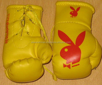 Gants de boîte en cuir pur, 2 pièces, bon marché, Logo personnalisé imprimé, logo personnalisé, vente en gros