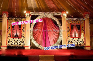 Flower Shape <b>Backdrop</b> for Stage Decoration/New Design Wedding Fiber <b>Backdrop</b> Panels/Stylish Wedding Stage Panels Minnesota Event - Product Image 5