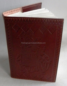 Journal de journal en cuir traditionnel cahier de croquis fait à la main pour l'écriture créative et les affaires de dessin, utilisation promotionnelle - Product Image 2