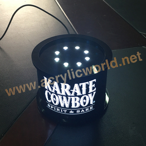 Porte-bouteille de vin illuminé par Led, équipement de fabrication, Base lumineuse, présentoirs simples, pour bouteilles de vin - Product Image 2