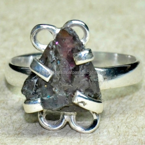 โกเมนพลอยหยาบ925แหวนเงินสเตอร์ลิงแหวนสวยงามแหวนหมั้นสำหรับทุกเพศผลิต CDP - Product Image 5